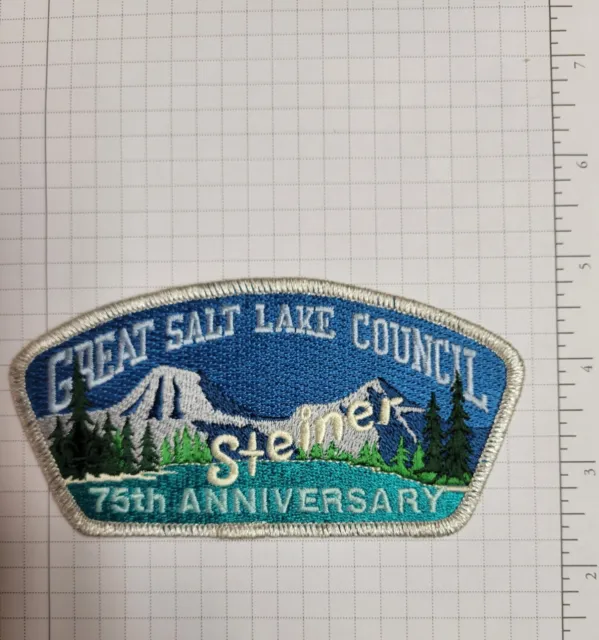 Boy Scouts Great Salt Lake Council Patch Steiner 75th Anniversary SA-138