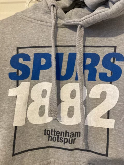Tottenham Hotspurs Hoodie Size S Grey Cotton Official Merchandise 2