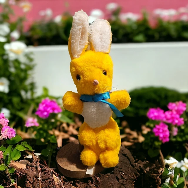 ラシュトン　Rushton ビンテージ　バニー　ぬいぐるみ　うさぎ　黄色 Yellow rabbit Rushton ビンテージ ラシュトン ラシュトン Rushton