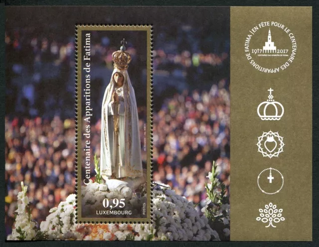 Luxemburgo 2017 **  Yvert Tellier nº  2069 HB 100 Aniv. apariciones Virgen de F