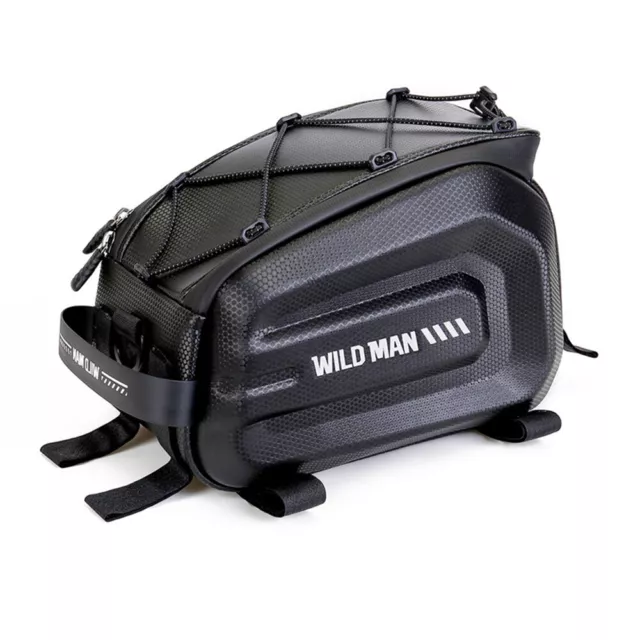 MTB Bike Bicycle Motorcycle Rear Rack Storage Bag Tail Seat Case Outdoor Cycling