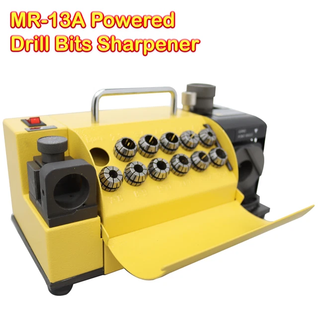 MR-13A POWERED DRILL Bits Sharpener ф2mm-ф13mm Portable Bit Grinder ...