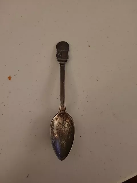 2 -VINTAGE LARKIN SOAP COMPANY ADVERTISING 4" SPOON "FACTORY TO FARM Unpolished