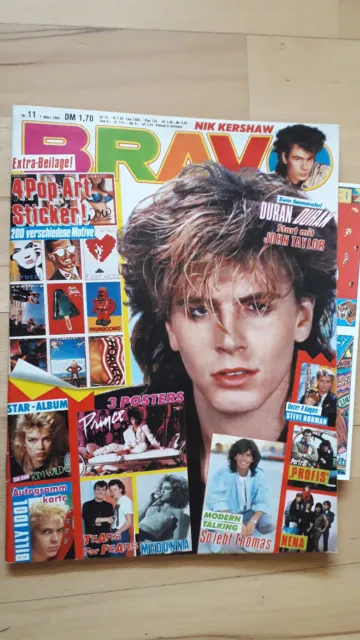 BRAVO Nr.11 vom 7.3.1985 Billy Idol, Kim Wilde, Wham, Nik Kershaw, Depeche Mode