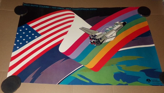 80'S SPACE SHUTTLE COLUMBIA FIRST ORBITAL SPACE TRANSPORT SYSTEM NASA ...