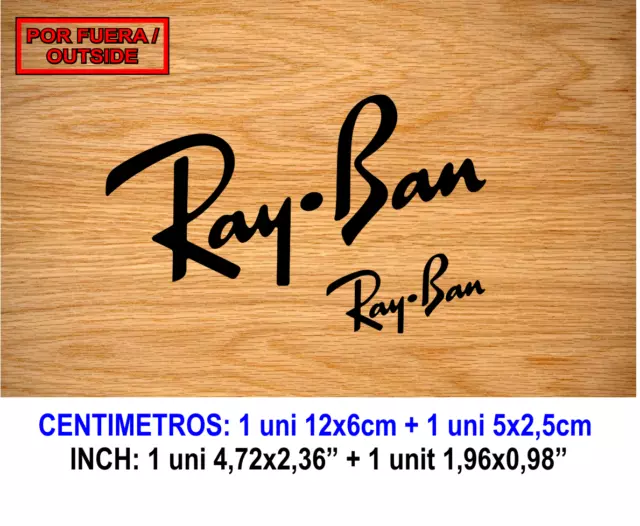 Sticker Vinilo Decal Vinyl Aufkleber Adesivi Autocollant Ray-Ban Ray Ban RayBan