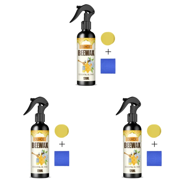 120ml Protezione Mobili Lucidatura Usura Spray Cera d'Api Resistente Per Pavimento (B)