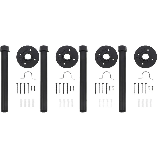 2 Pezzi Staffe Per Mensole In Acciaio,Staffa Per Mensola In Ad Angoloretto In Metallo,Console Per Carichi Pesanti,Supporto Per Ripiani Con Viti(stainless Steel150mmx80mm - Foto 10