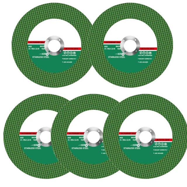 Lama ruota ad alta resistenza 105 mm resina rotonda levigatura 5 pezzi confezione da 5
