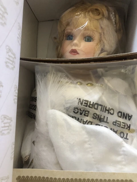 Heritage Signature Collection "Grace" Porcelain Doll Year 2000 Guardian Angel