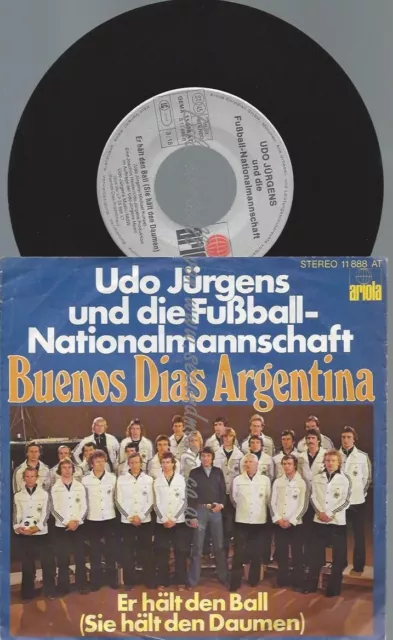 7"   Udo Jürgens Und Die Fußball-Nationalmannschaft  Buenos Dias Argentina