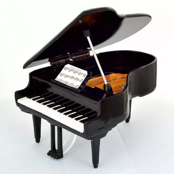 Pianoforte in miniatura Nero - Mini Piano Black - Mini Pianoforte Negro