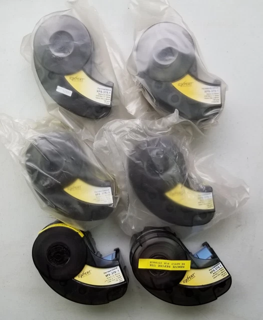 Lot Of 6 Brady IDXPERT PERMASLEEVE CARTRIDGES XPS-375-1
