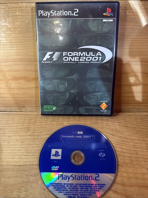 Jeu PS2 Formula One 2001 Version PAL Française - Avec Notice, Sans DVD Bonus, Bon état