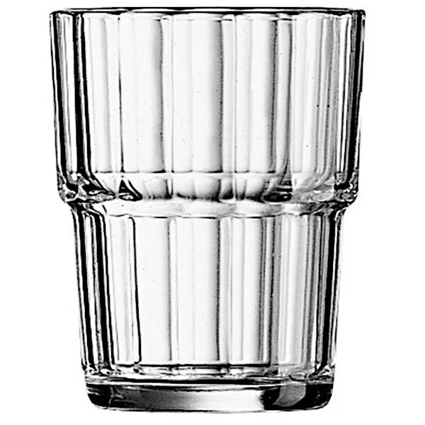 Norvege Stacking Tumblers 5.6oz / 160ml - Pack of 6 - Stackable Rocks Glasses