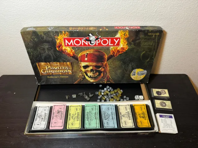 2006 Monopoly Disney Pirates of the Caribbean Collector’s Edition Pewter Tokens
