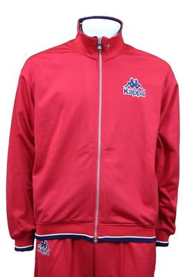 TUTA DA UOMO rosso ciliegia completo Kappa palestra running sport  ginnastica EUR 59,00 - PicClick IT