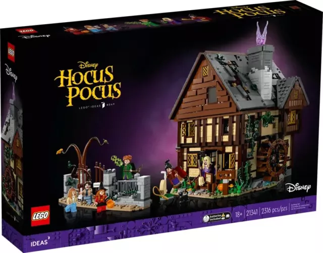 LEGO Ideas 21341 - Disney Hocus Pocus: il cottage delle sorelle Sanderson NUOVO