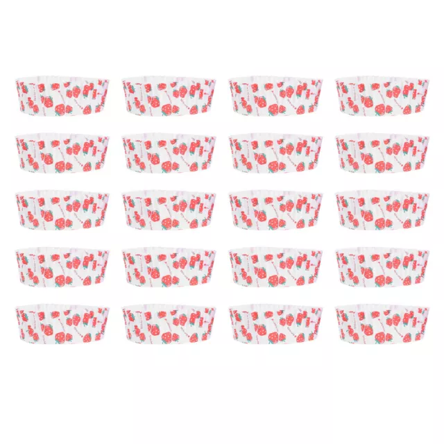 100 Pcs Papier Hot-Dog-Fach Im Papierfach Kuchen Backform Cupcake-Becher