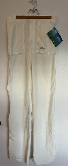 Tarponwear  Pants Mens Sz Medium White Fishing Gear New With Tags