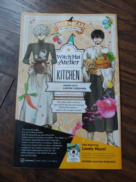 Trick-or-Read 2023: Lovely Muco & Witch Hat Atelier Kitchen Halloween KODANSHA