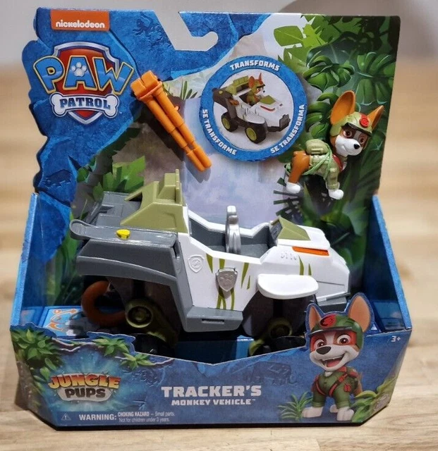 PAW PATROL JUNGLE Pups Transforms Tracker Monkey Vehicle £25.99 ...