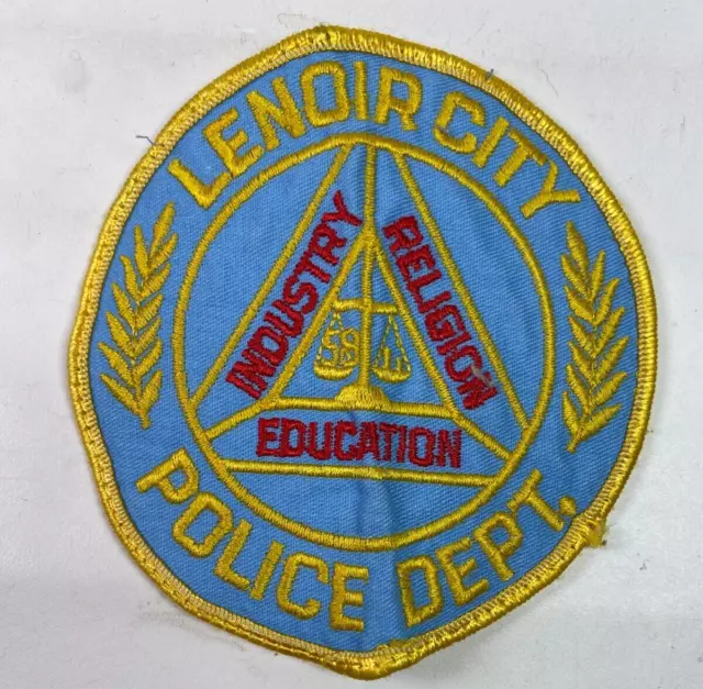 Lenoir City Police Tennessee TN Patch J3