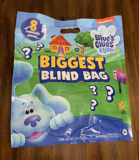BLUE'S CLUES GIANT Biggest Blind Bag Mystery Gift present 8 SURPRISES
