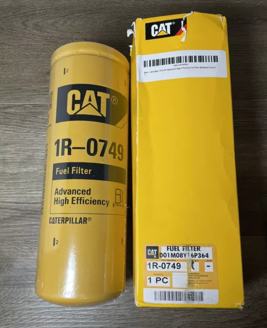 1 Genuine Cat 1R-0749 Filter Sealed Caterpillar 1R0749