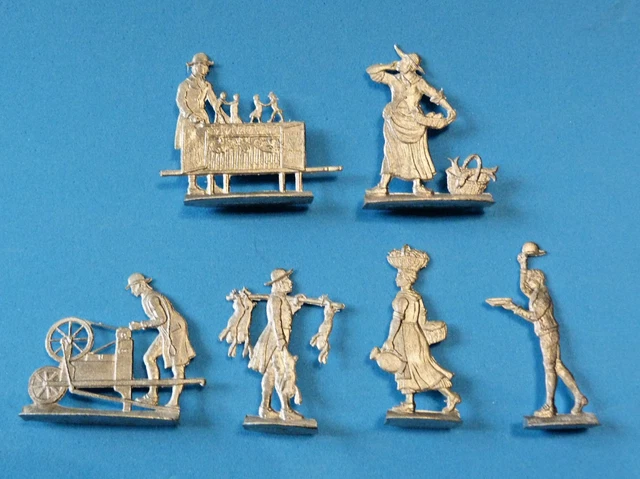 37 Figurines En étain à Peindre - Soldats Français Et Russes 1900 - Heinrichsen 1:60