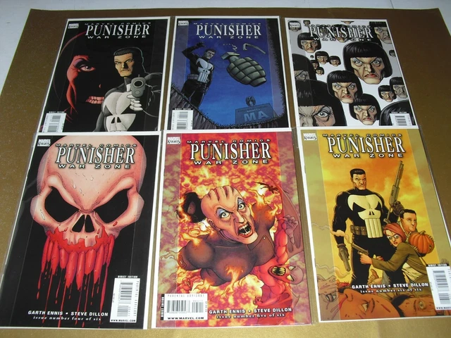 Punisher War Zone 1-6 VF/NM 2009! Marvel Knights Ennis 1st print set run 2 3 set