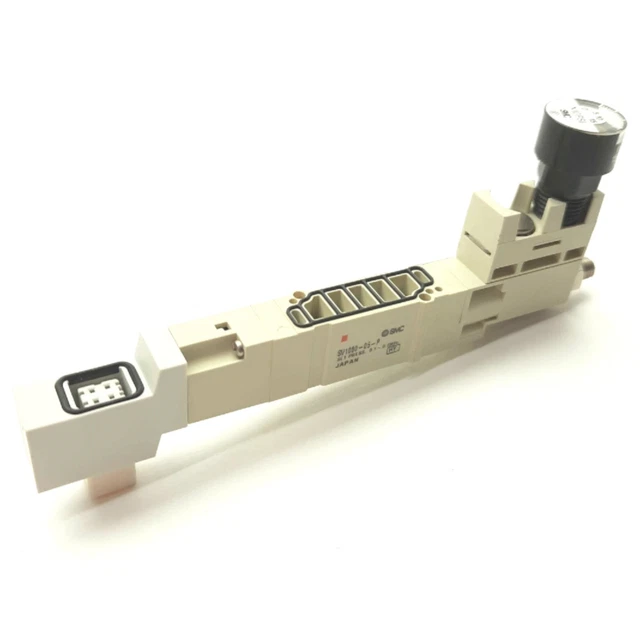 SMC SV1000-05-P Solenoid Valve Manifold Interface Regulator 100PSI Odd Station