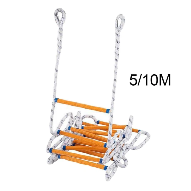 FIRE ESCAPE LADDER Rope, Reusable Fire Evacuation Ladder, Fast to