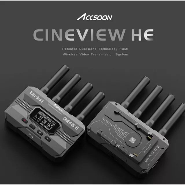 New!! Accsoon CVHE CineView HE Multi-Spectrum Wireless Video Transmission System