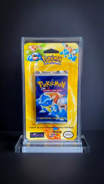 Pokemon Booster Blister Pack Acrylic Display Case WOTC YUGIOH
