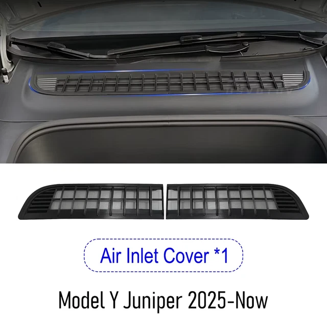 GRILLE MESH INSERTS for 2025 2026 Tesla New Model Y Juniper Front Air ...