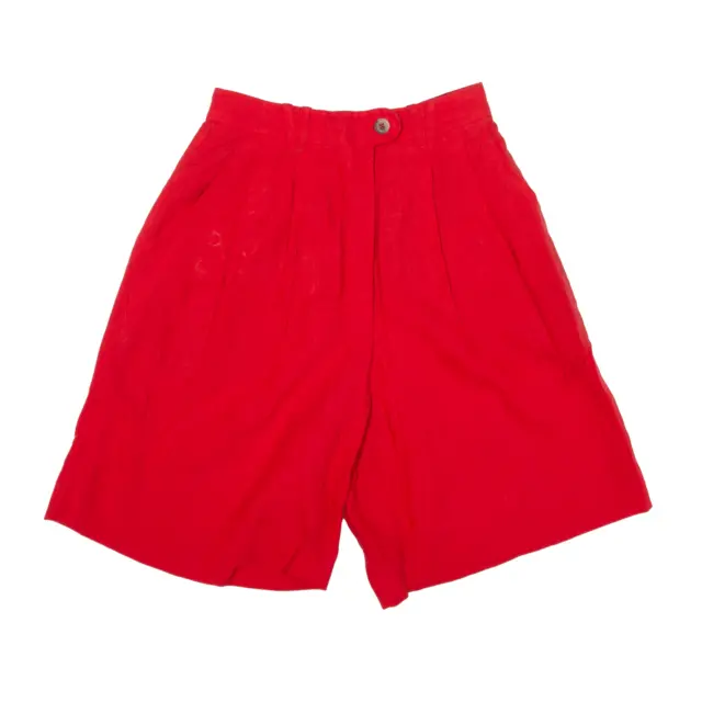 Pantaloncini casual JIL SANDER rosso lino sciolto donna XXS W24