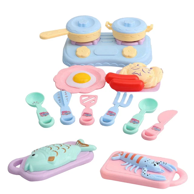 Juego de 20 utensilios y mini simulación para niños Pretend Kitchen Cooki