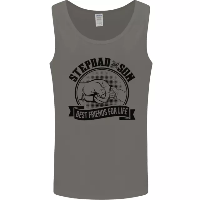 Stepdad & Son Best Friends Fathers Day Mens Vest Tank Top