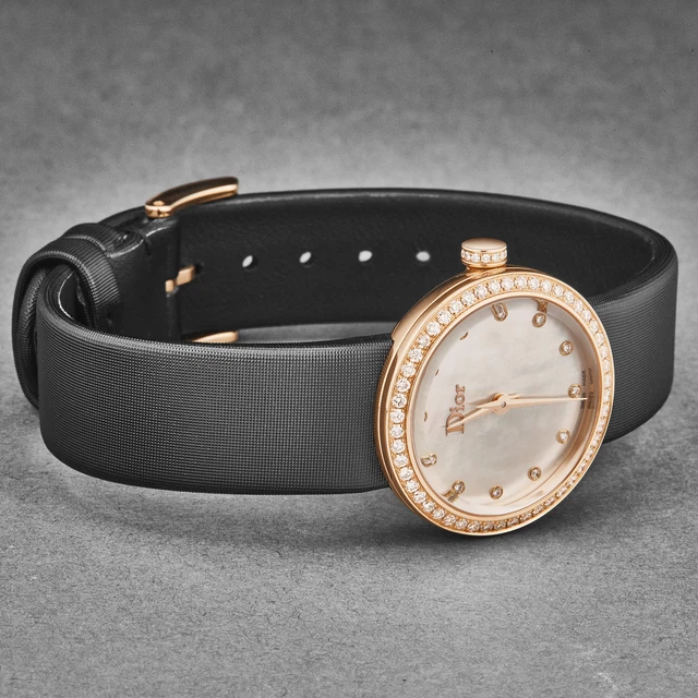 Christian Dior Women's 'La D De Dior' Diamond Bezel White MOP Dial CD047170A001 2