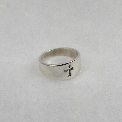 James Avery NARROW CROSSLET RING SZ 5.5 Sterling Silver 4.3g