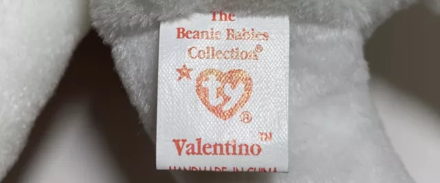ORIGINAL 1993 TY Valentino Beanie Baby - Retired Rare,Tag Errors ...