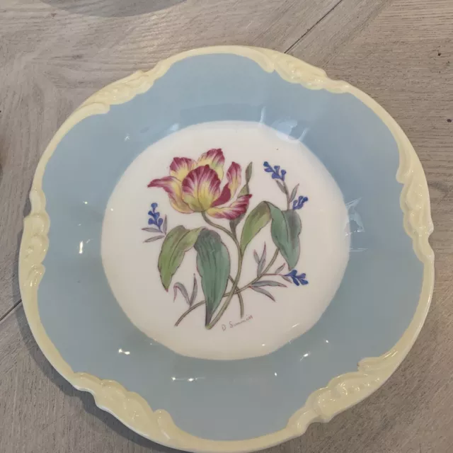 George Jones & Sons Crescent Luncheon Plate. Unique rare Hard To Find.