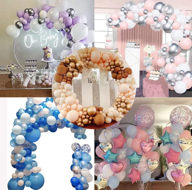 Globo de látex multicolor fiesta boda aniversario decoración de cumpleaños hasta 90 piezas