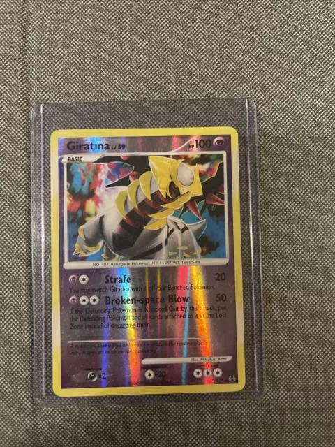 2009 POKEMON Card GIRATINA 27/127 PLATINUM- RARE Nonholo - NM/MINT