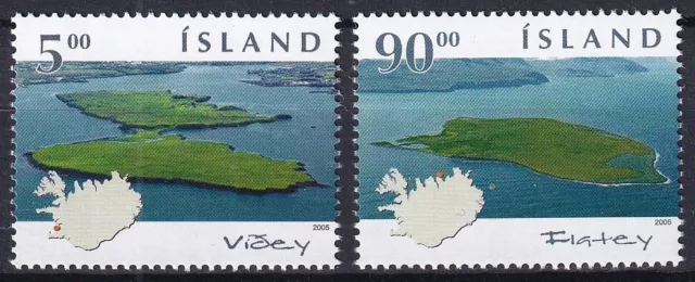 Iceland 2005 Nature, Islands 2 MNH stamps