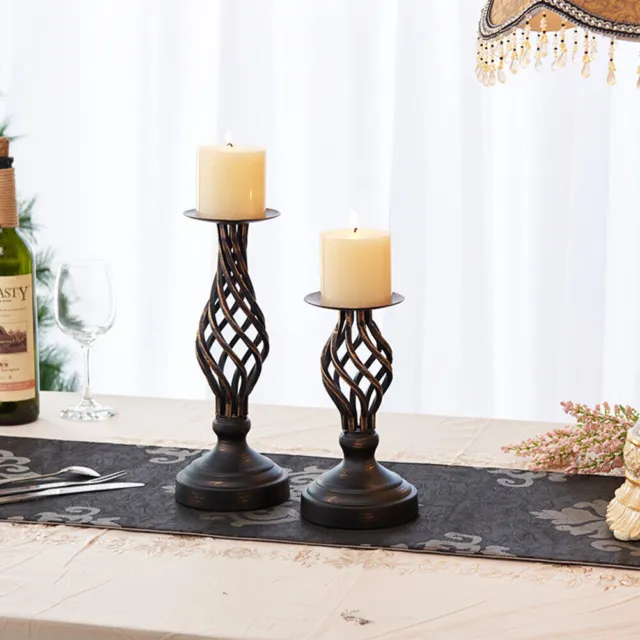 Handmade Candle Holders for Pillar Candles Holder for Wedding Dinning Home Decor