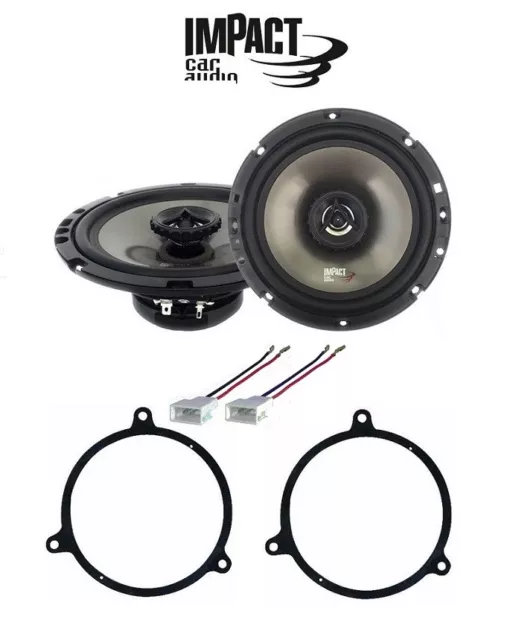 IMPACT Kit 2 casse per TOYOTA YARIS 03>06 con ADATTATORI E SUPPORTI ANTERIORI