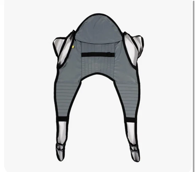 Patient Aid (PatientAid) Padded U-Sling with Head Support Patient Lift - Medium