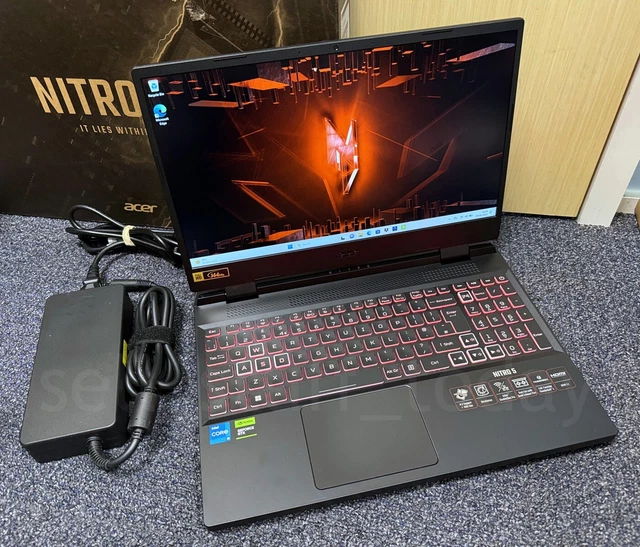 ACER GAMING LAPTOP, Nitro 5, i5-12450H, 16GB/512SSD, 144Hz, RTX 4060 ...